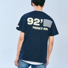 [UNISEX] RN#9202 92알엔 로고 티셔츠 (Navy)