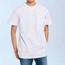 [UNISEX] TD#9201 스탠다드 포켓 티셔츠 (White)