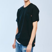 [UNISEX] TD#9201 스탠다드 포켓 티셔츠 (Black)