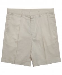 M#1570 linen set-up shorts (ivory)