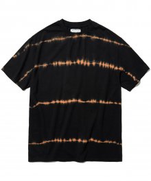 STRIPE TIE-DYE SHORT SLEEVE HS [YELLOW]