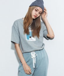 DOGGY NOSE T-SHIRT _2018 in Grey