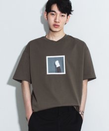 CAT FOOTED T-SHIRT _2018 in Khaki