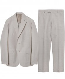 M#1581 set-up suit (check ivory)