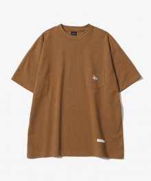 Sealion Single Pocket T-Shirts [Brown]