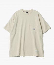 Sealion Single Pocket T-Shirts [Beige]