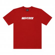 [NK] BASIC FULL LOGO TEE (BURGUNDY)