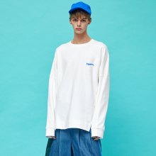 S8A05004 - ZIPPER OVER FIT SWEATSHIRT [WHITE]