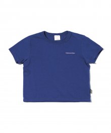 W Small T-Logo Tee Navy