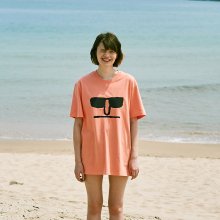 [SS19 NOUNOU] Face S3 T-Shirts(Pink)