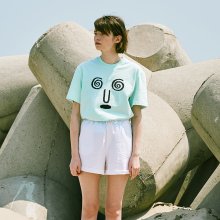 [SS18 NOUNOU] Face S3 T-Shirts(Mint)