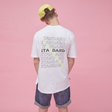 S8D05005 - BACK POINT HALF T-SHIRT [WHITE]