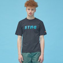 S8D05003 - STND PRINTING HALF T-SHIRT [BLACK]