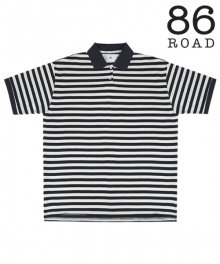 2820 Stripe pique t-shirts(Ivory)