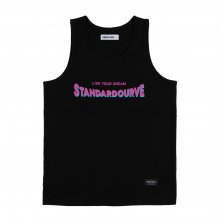 STV.18 FONT LOGO SLEEVELESS BLACK