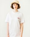 [Asian fit] 210g SMALL ARCH LOGO T-SHIRTS WHITE