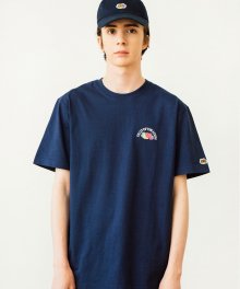 [Asian fit] 210g SMALL ARCH LOGO T-SHIRTS NAVY
