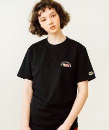 [Asian fit] 210g SMALL ARCH LOGO T-SHIRTS BLACK