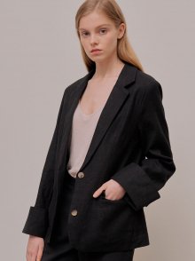 Fold Cuffs Jacket_Black