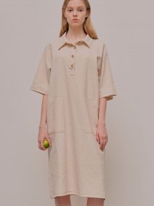 Simple Stitch One Piece_Beige