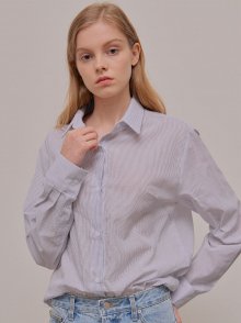 Light Stripe Shirt_Navy