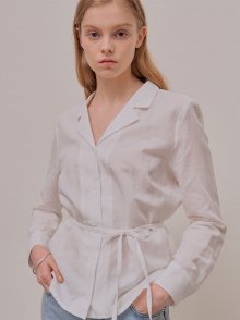 Basic Strap Shirt_White