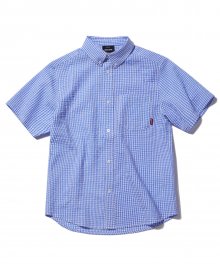 2018 SMALL CHECK SHIRTS (BLUE) [GSH010G23BL]