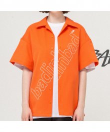 Outline Font Shirt_Orange