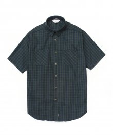 Green Tatan 1/2 Check Shirt