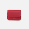 Dijon N301R Round Card Wallet cherry red