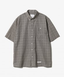 Hemp Glen Check Shirts [Brown]