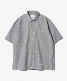 Hemp Glen Check Shirts [Grey]