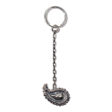 크루치(KRUCHI) Paisley chain single earring (silver)