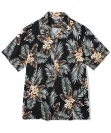 18ss hawaiian short shirts black
