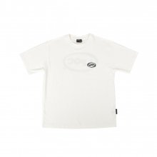 Oval Logo 1/2 T-shirts_White