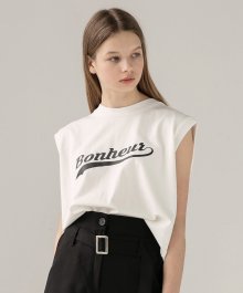 MG8S BONHEUR SLEEVELESS (WHITE)