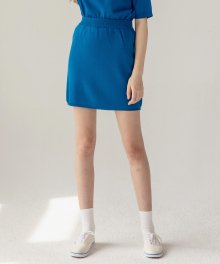 MG8S KNIT MINI SKIRT (BLUE)