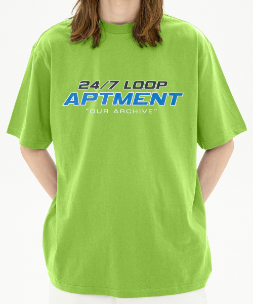 아파트먼트(apartment) Loopapt Half Sleeve - Lime