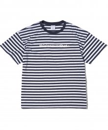 T-Logo Stripe Tee Navy