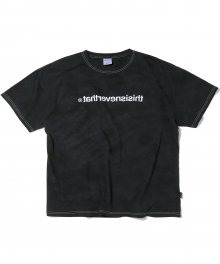 RFLT-Logo Tie dye Tee Black