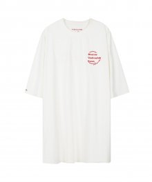 유니섹스 시티 시리즈 오버사이즈 티셔츠 atb212u(Off White)