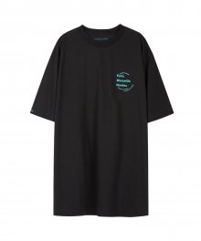 유니섹스 시티 시리즈 오버사이즈 티셔츠   atb212u(Black)