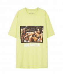 유니섹스 밥마저 콜라보레이션 티셔츠 atb210u(Light Green)