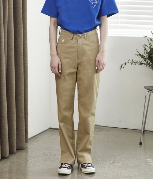 왓치아웃베이비(watchoutbaby) 워크 트윌 팬츠_브라운