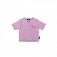 Oval Logo Crop Top_Violet