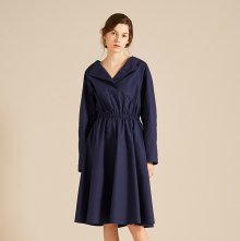 18 S/S TRENCH ONE-PIECE [NAVYBEIGE]