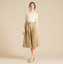 18 S/S COTTON BELTED SKIRT