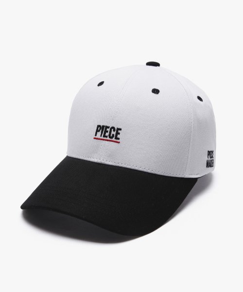 피스메이커(piecemaker) PIECE HARD 6P CAP (BLACK WHITE)