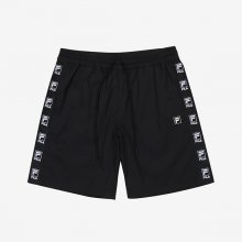 STACKED TAPE HALF PANTS (FE2TRA5103XBLK)