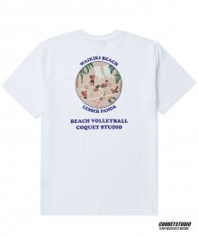 BEACH VOLLEYBALL LESSER PANDA T WHITE